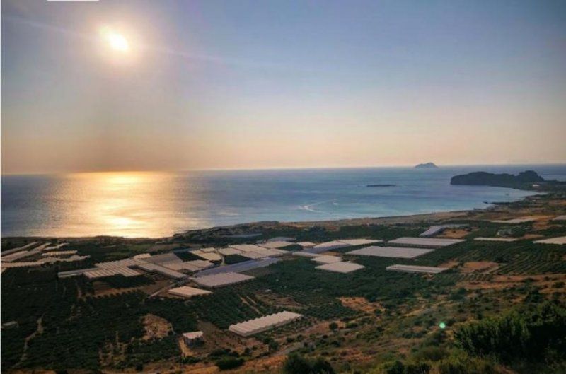 Phalasarna Kreta, Phalasarna: Fantastisches Meerblickgrundstück in idyllischer Lage zu verkaufen Grundstück kaufen